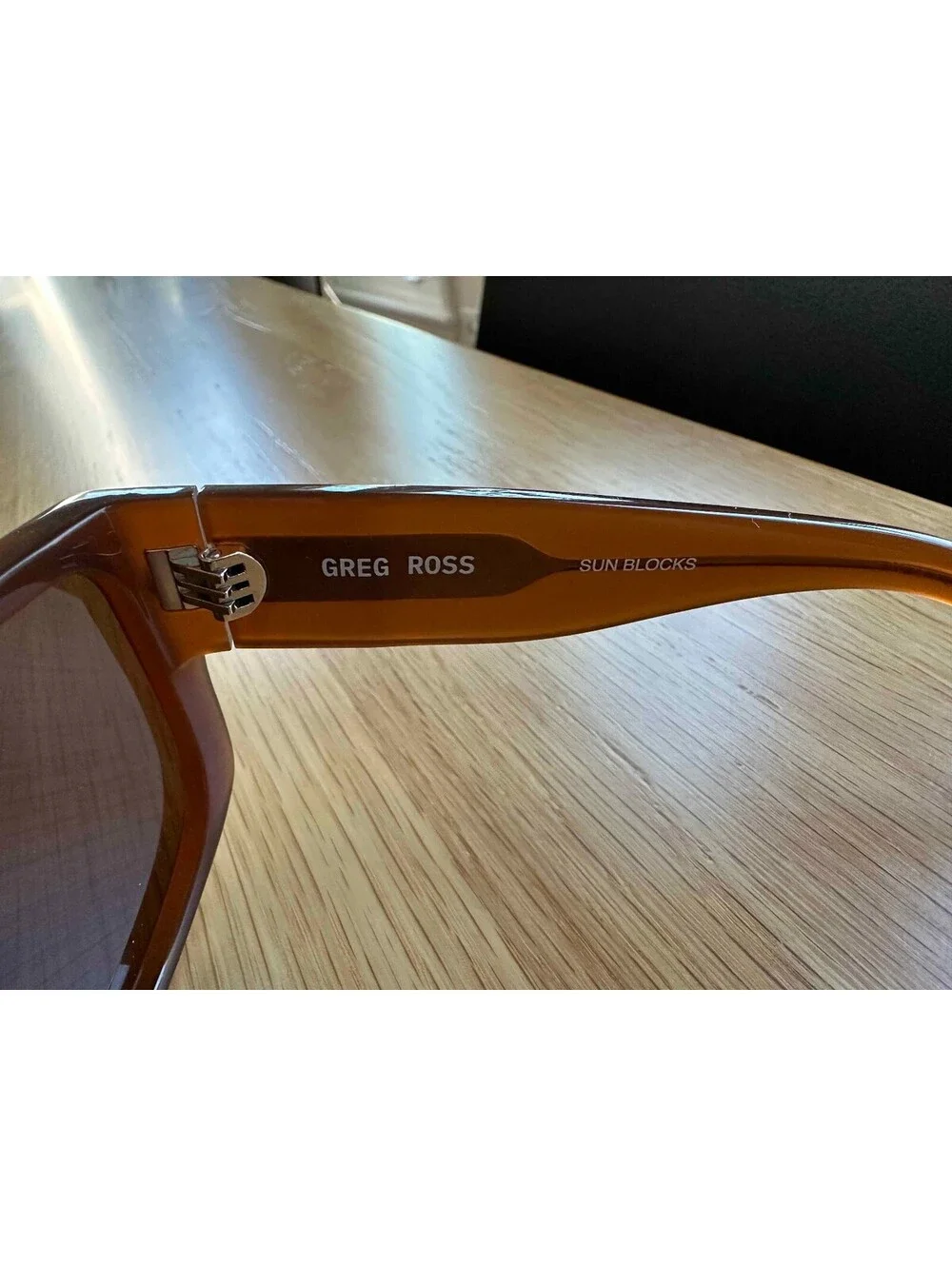 Greg Ross SUN BLOCKS Sunglasses Brown